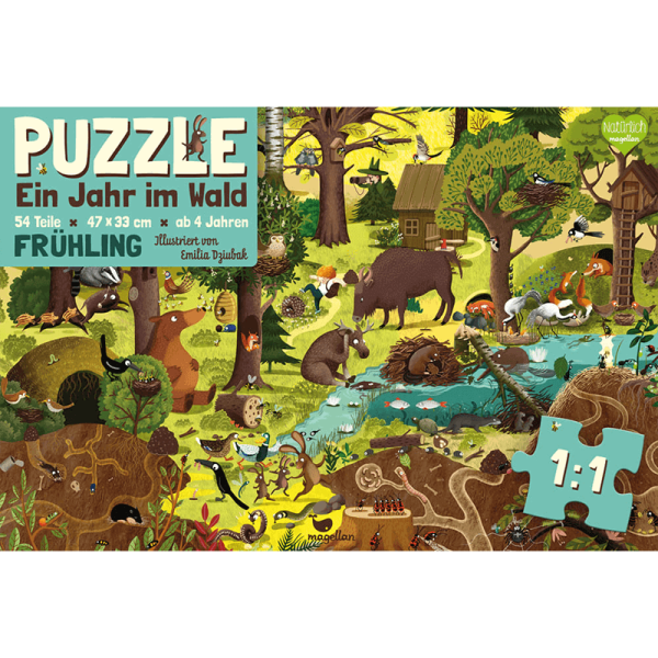Puzzle "Ein Jahr im Wald"